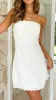 Joella Mini Dress - White sold by Billy J