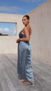 Tyra Maxi Dress - Slate Blue sold by Billy J