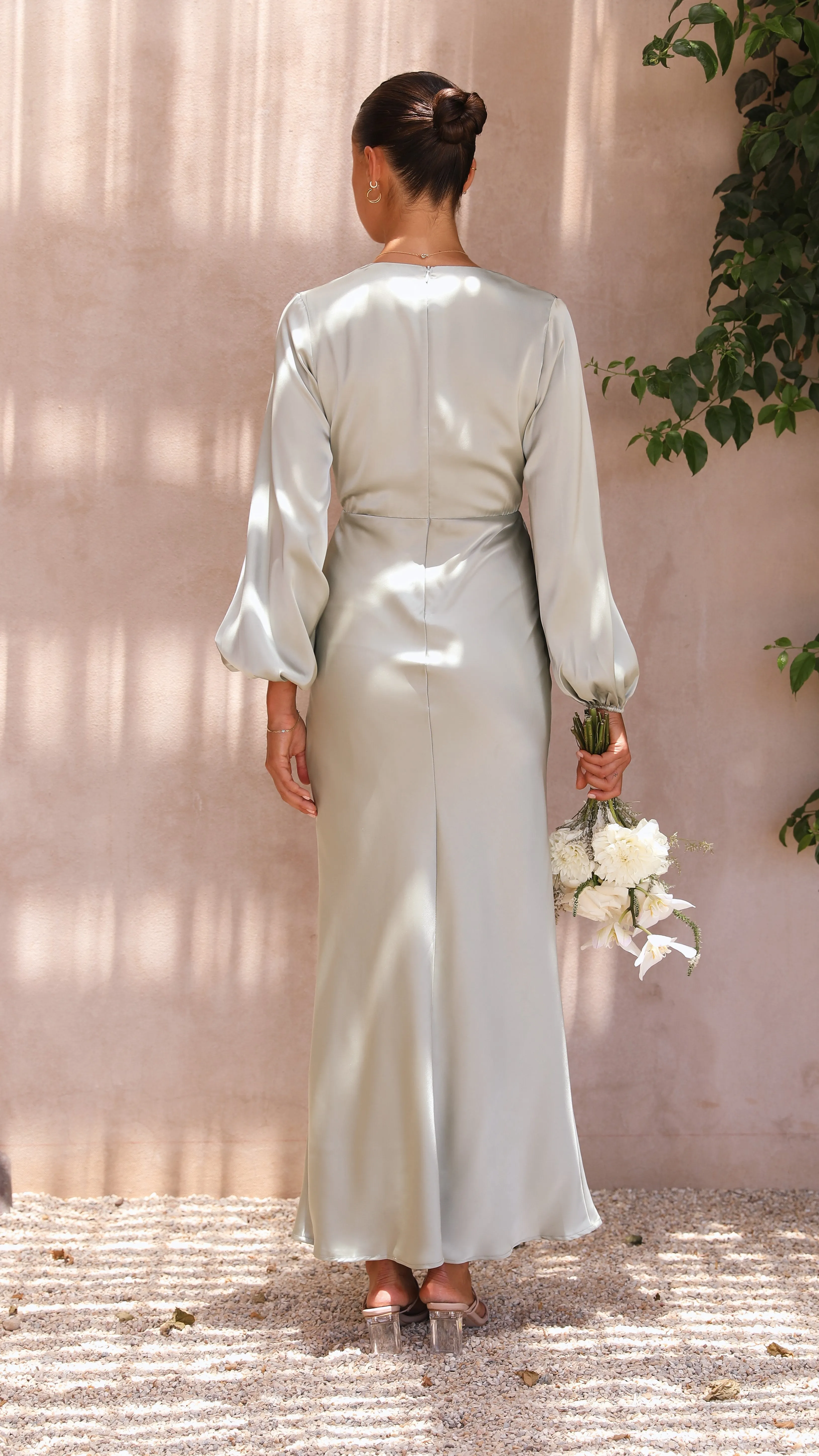 Amara Maxi Dress - Olive sold by Billy J product image thumbnail 2