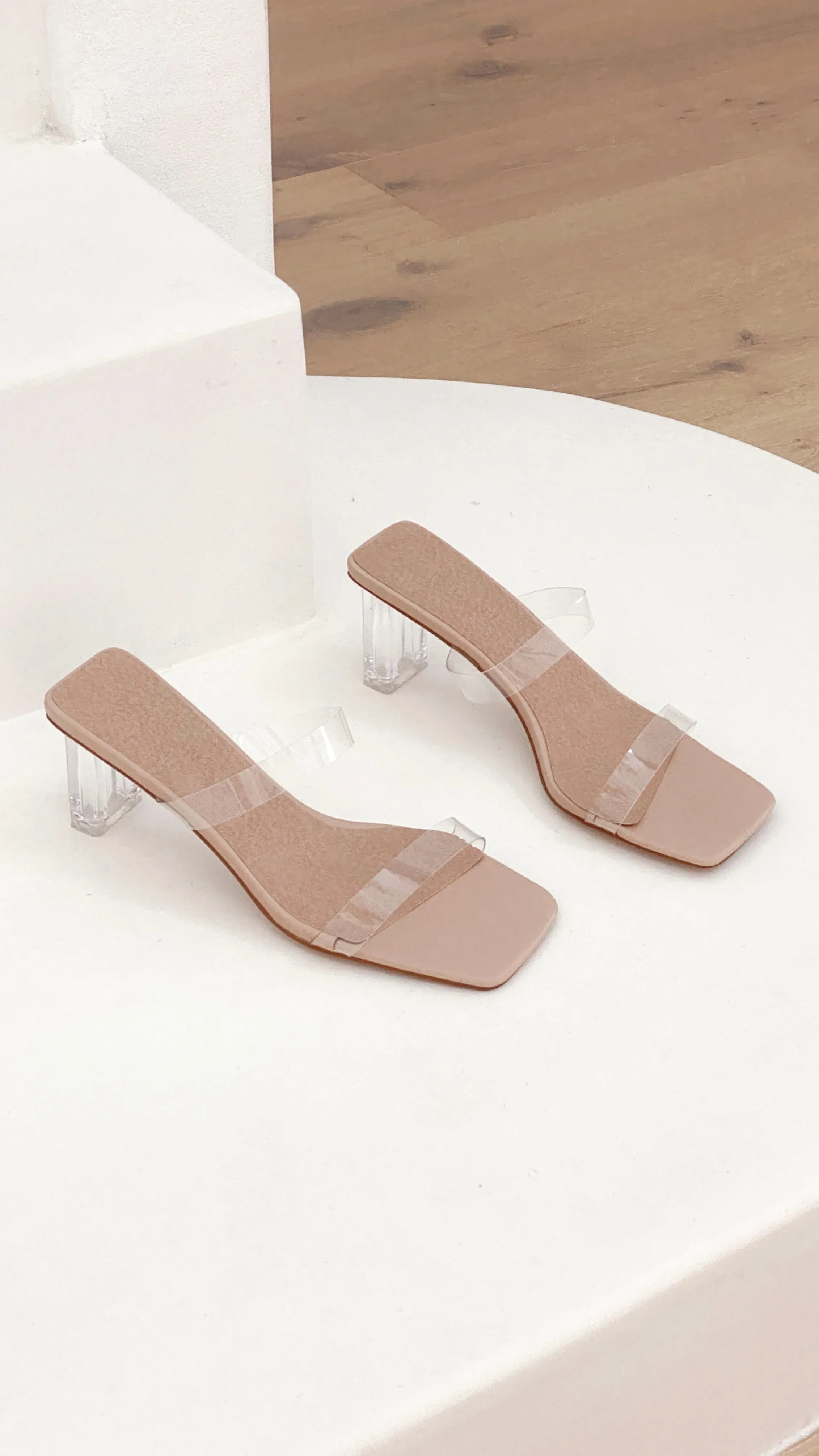 Aena Heel - Nude/Clear sold by Billy J product image thumbnail 2