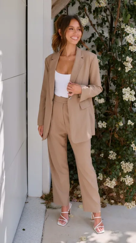 Adalyn Pants - Taupe sold by Billy J