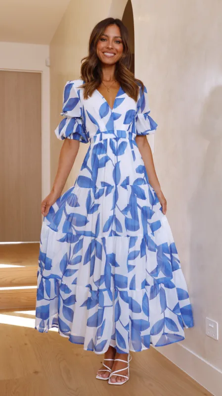 Peneople Midi Dress - Blue sold by Billy J