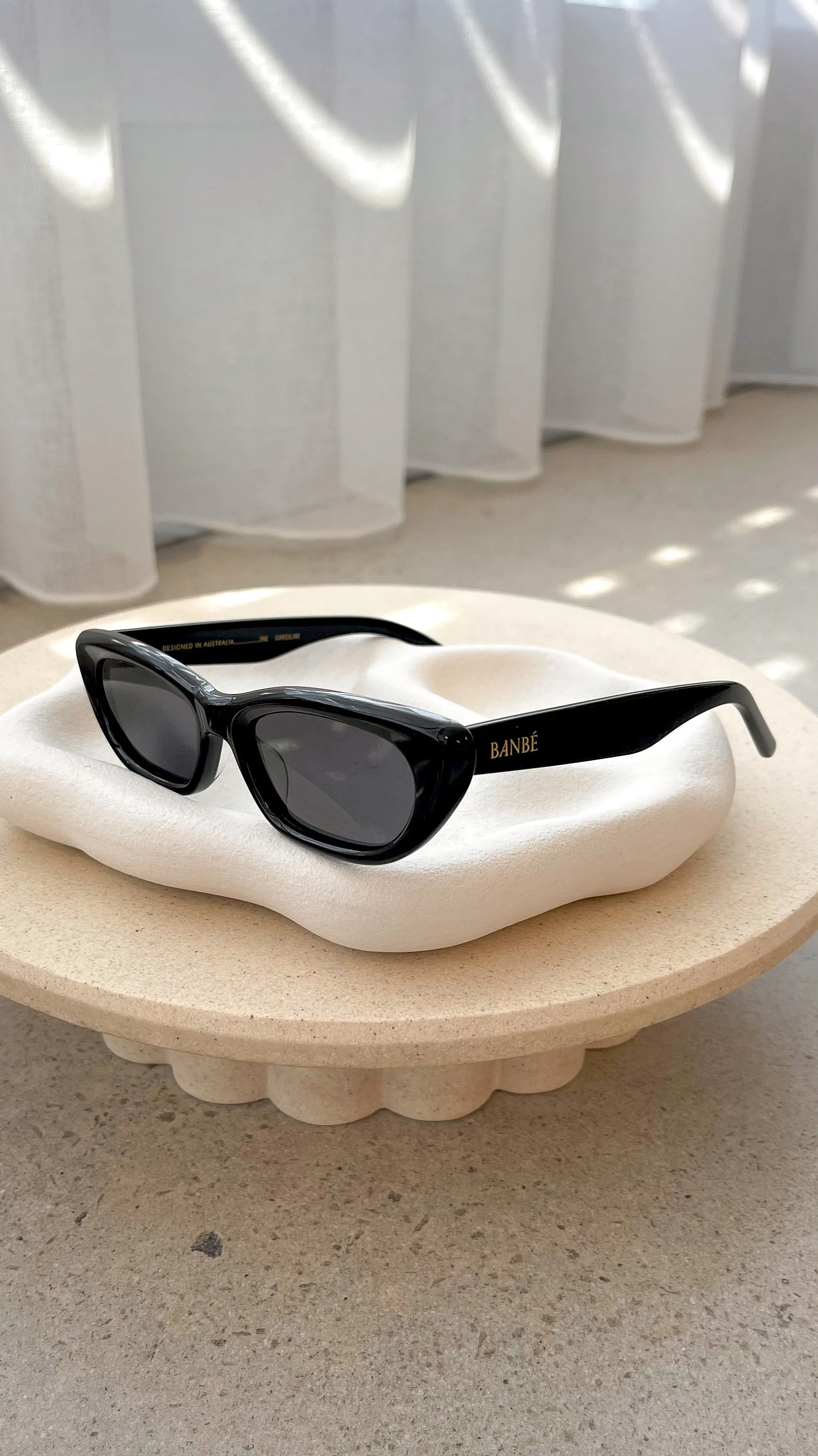 The Caroline Sunglasses - Black sold by Billy J product image thumbnail 2