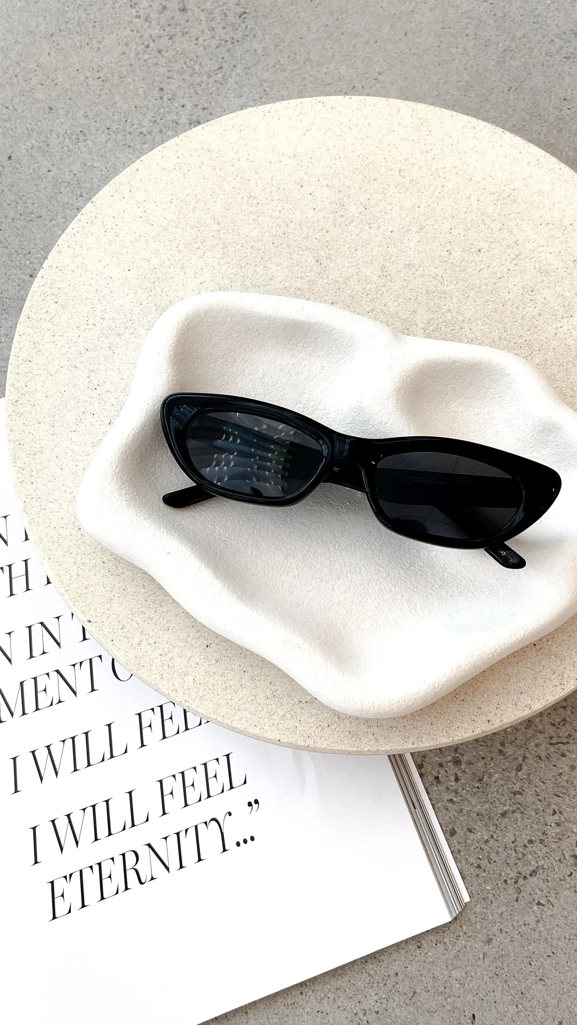 The Caroline Sunglasses - Black sold by Billy J product image thumbnail 5