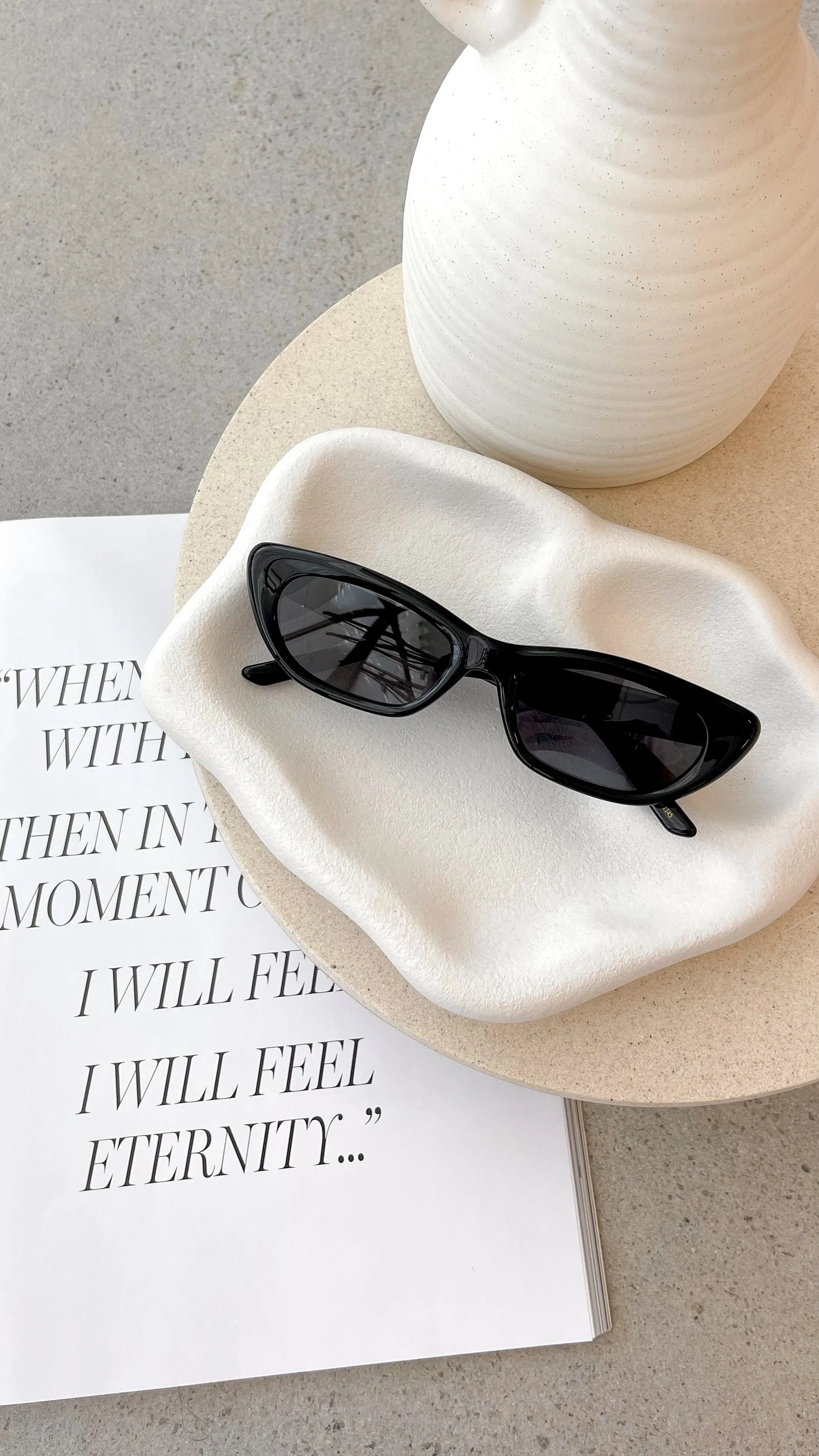 The Caroline Sunglasses - Black sold by Billy J product image thumbnail 3