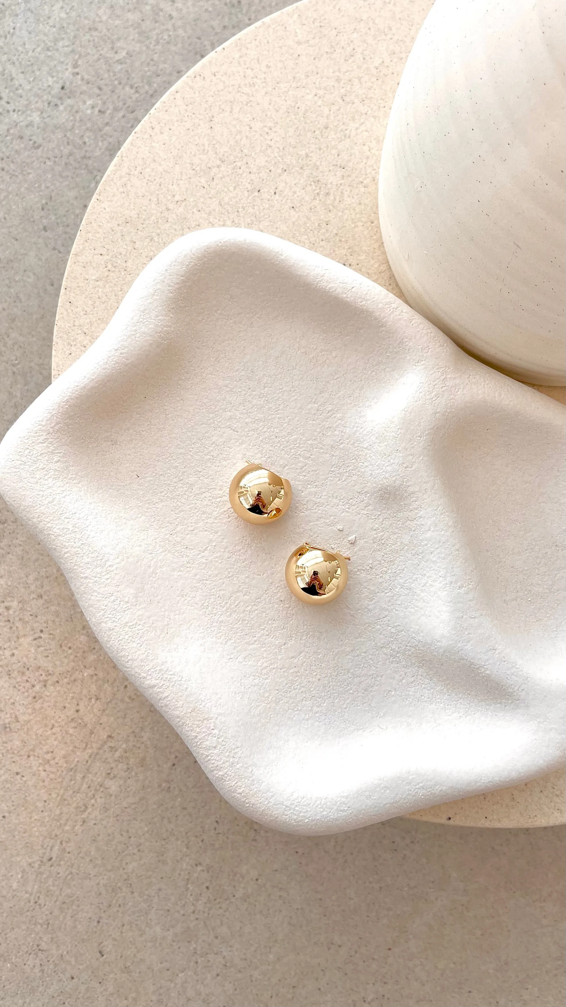 Bonita Earrings - Gold sold by Billy J