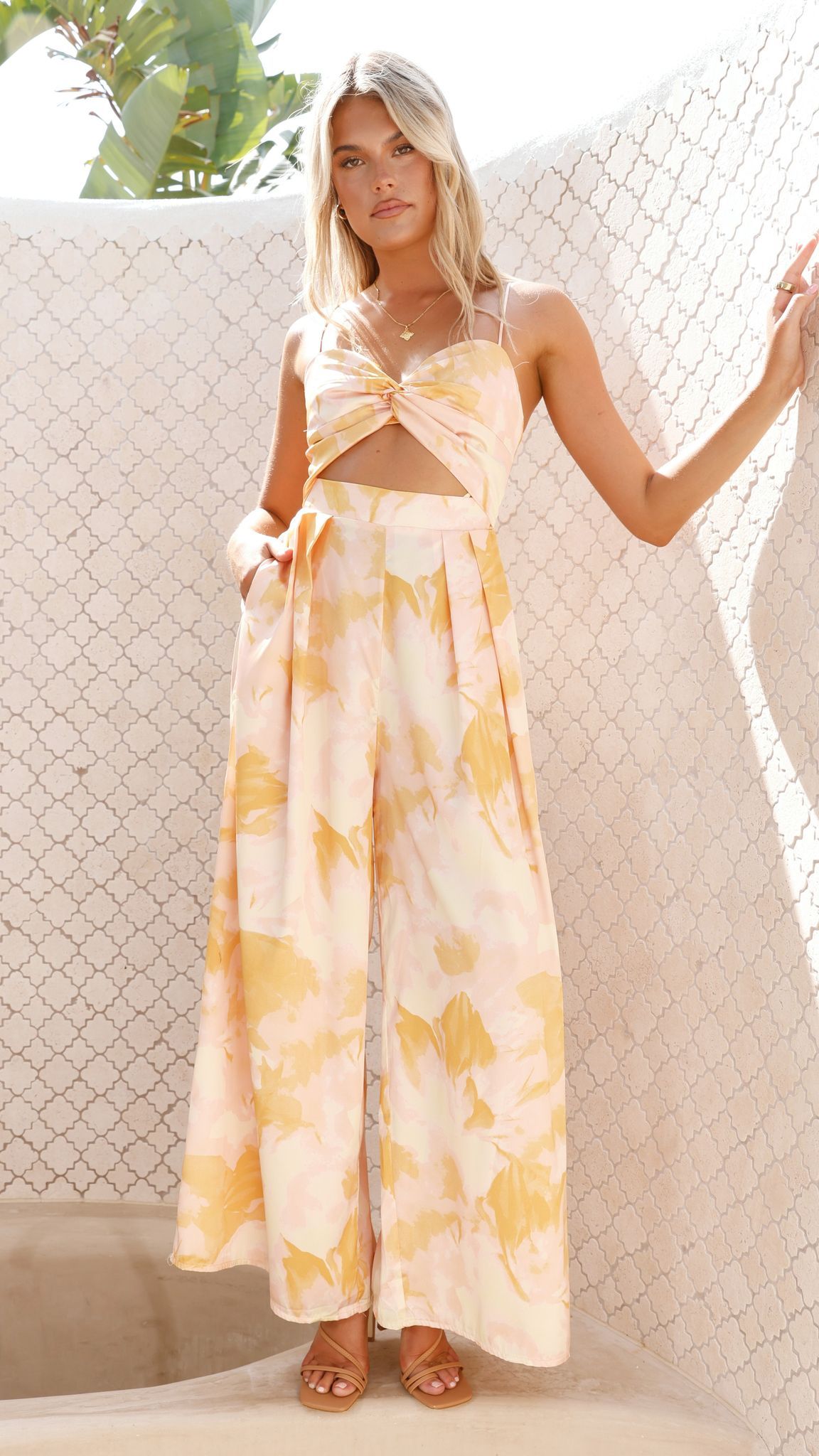 Lucy Jumpsuit - Yellow sold by Billy J