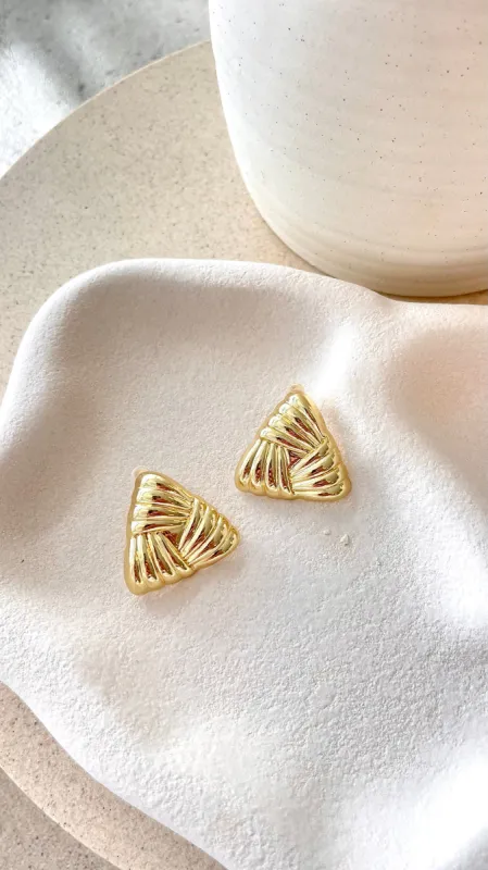 Madalena Earrings - Gold sold by Billy J
