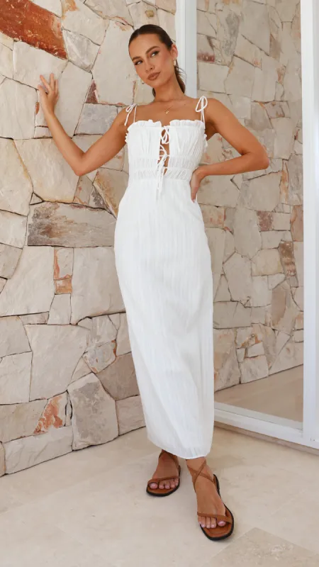 Francesca Maxi Dress - White sold by Billy J