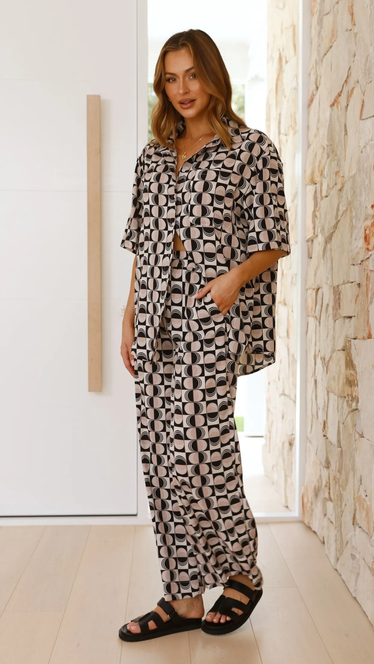 Nellie Pants - Palermo Print sold by Billy J product image thumbnail 5