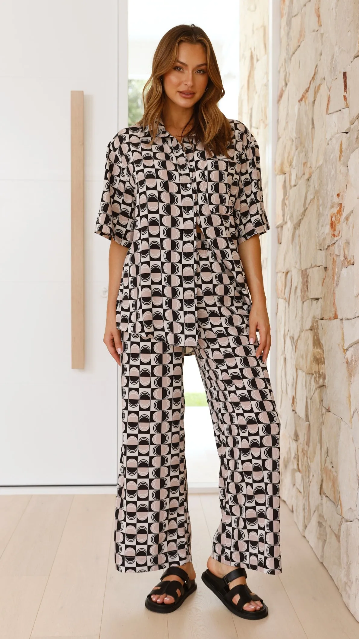 Nellie Pants - Palermo Print sold by Billy J product image thumbnail 4