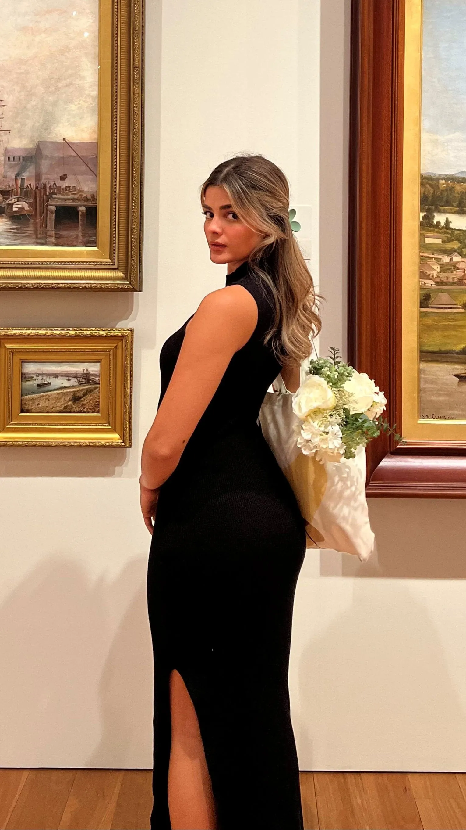 Mae Knit Dress - Black sold by Billy J product image thumbnail 4