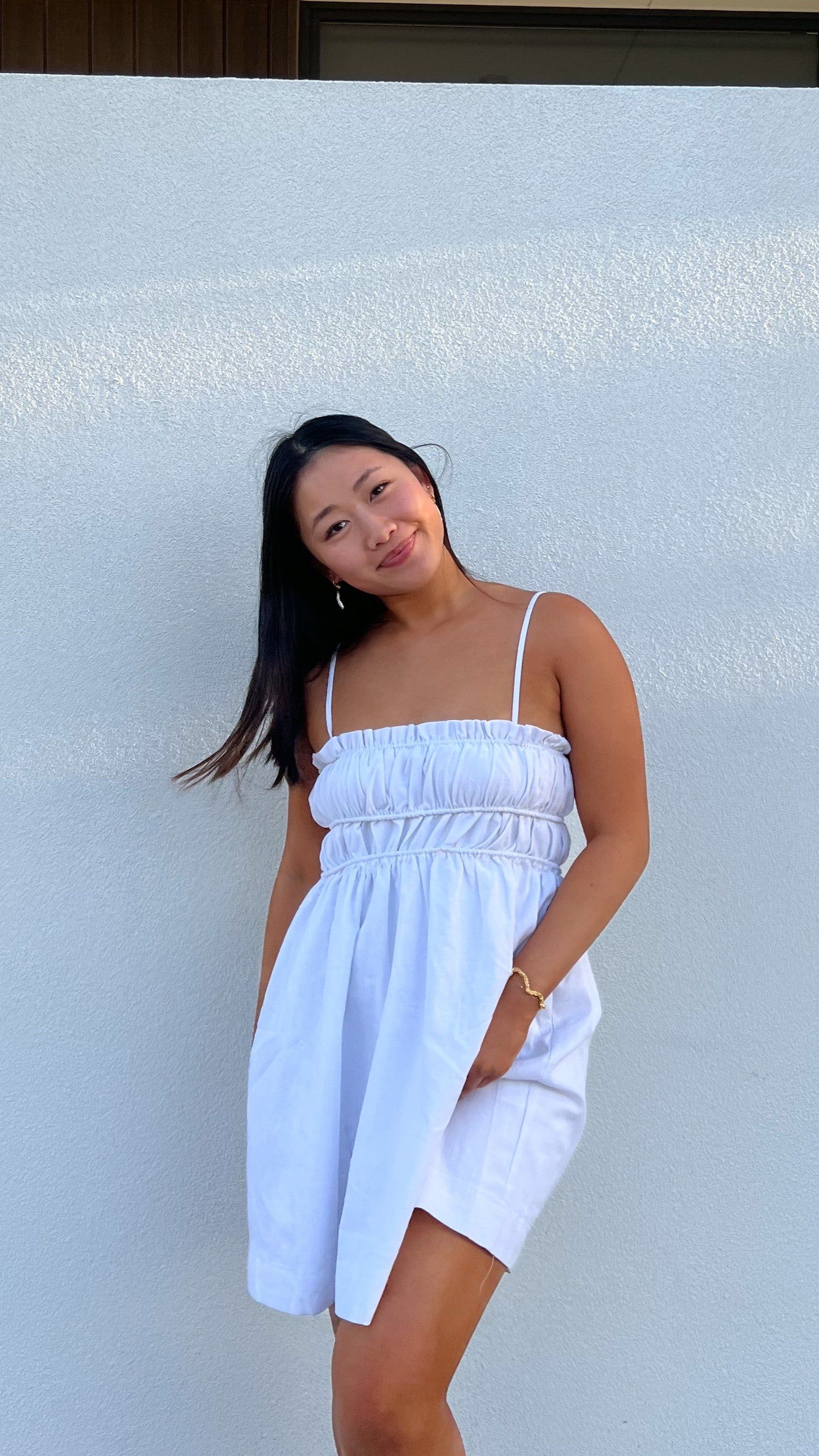 Jessica Mini Dress - White sold by Billy J product image thumbnail 5