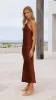 Chiara Maxi Dress - Brown sold by Billy J
