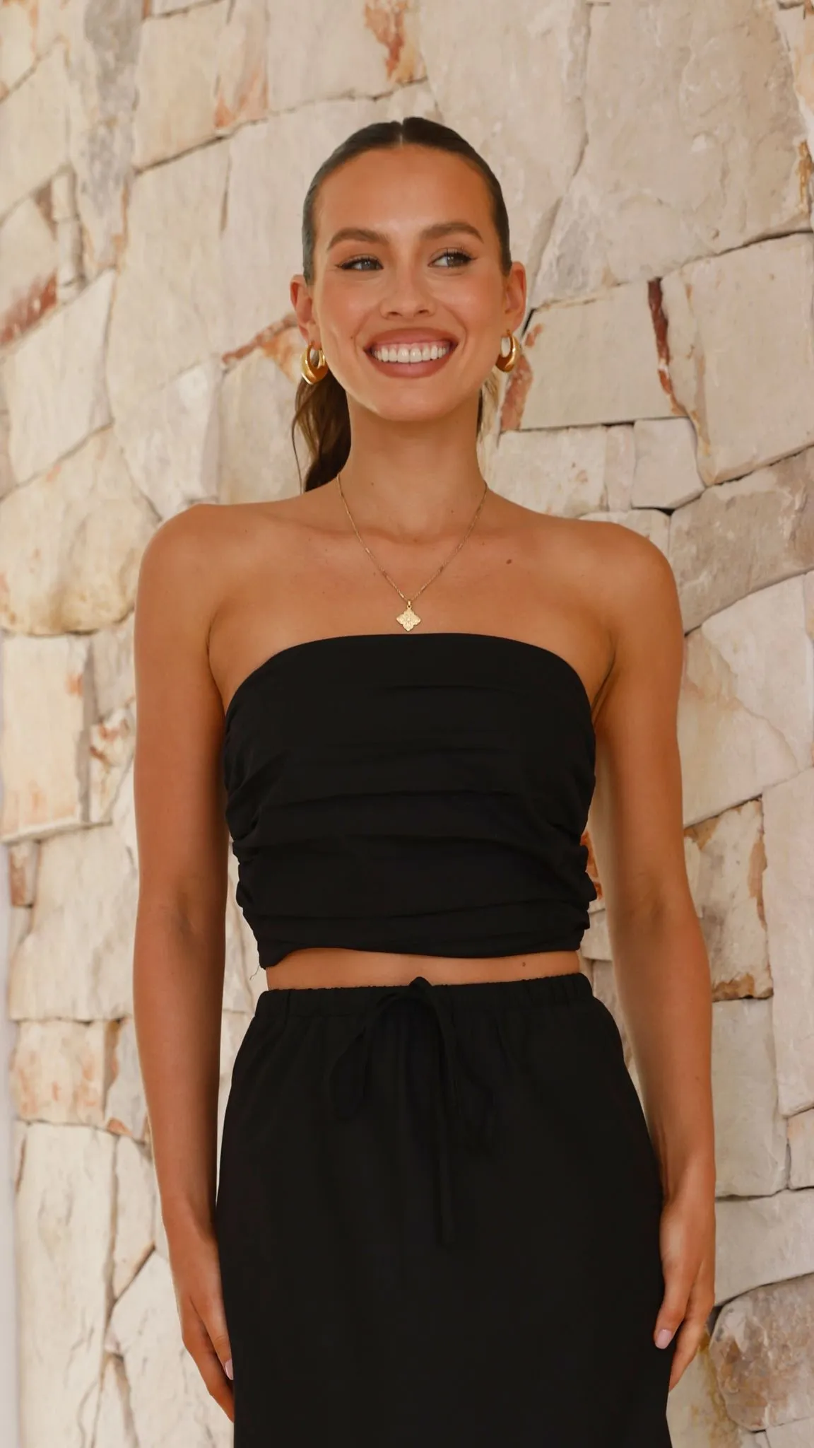 Miami Top - Black sold by Billy J