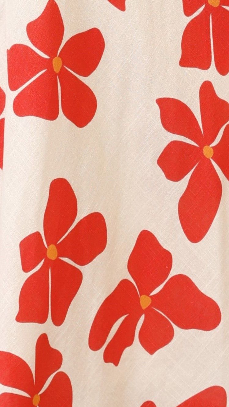 Solita Mini Dress - Hibiscus sold by Billy J product image thumbnail 3