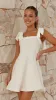 Balta Mini Dress - Oat / White sold by Billy J