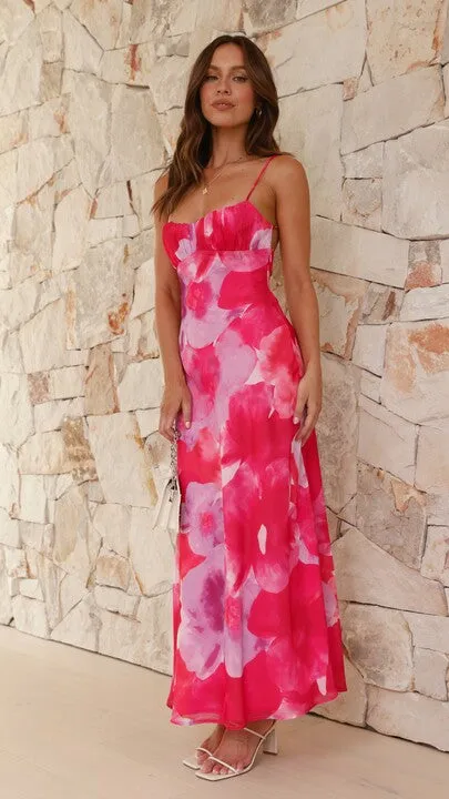 Addison Maxi Dress - Pink Floral sold by Billy J product image thumbnail 5