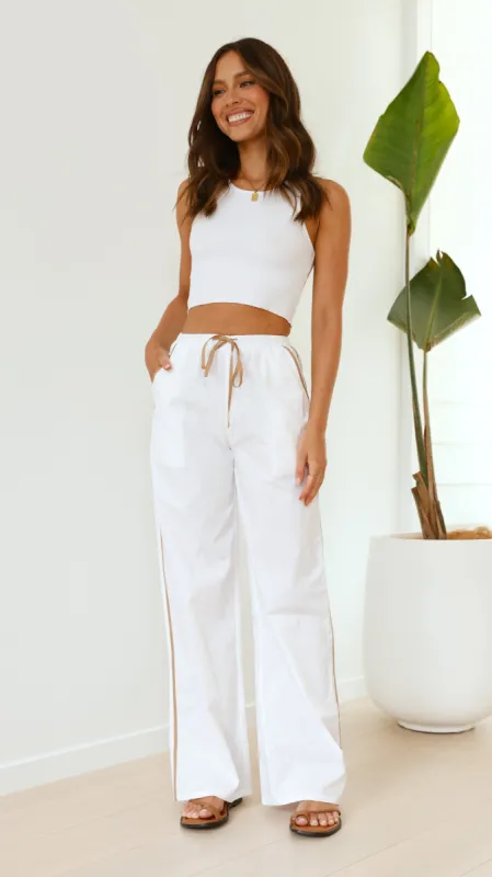 Parker Pants - White/Beige sold by Billy J