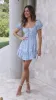 Kori Mini Dress - Blue Floral sold by Billy J