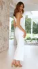 Victoria Maxi Dress - Stretch/Cotton - White sold by Billy J