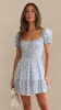 Kori Mini Dress - Blue Floral sold by Billy J
