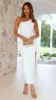 Victoria Maxi Dress - Stretch/Cotton - White sold by Billy J