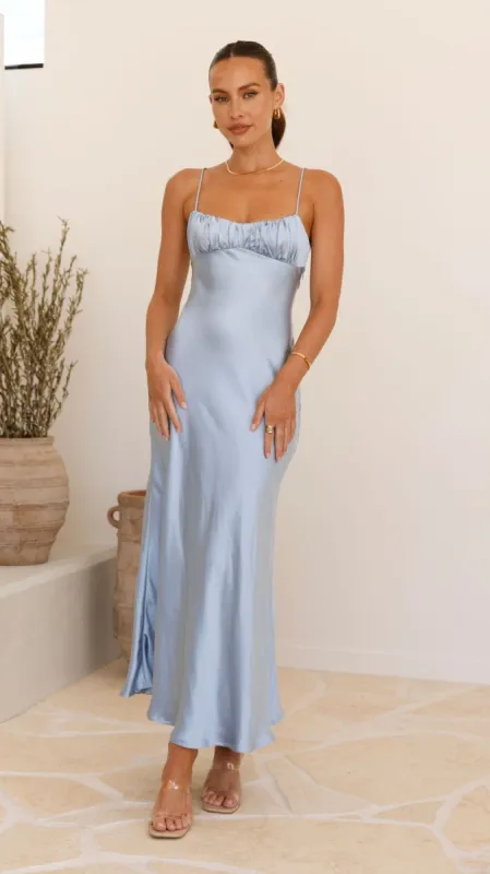 Rue Maxi Dress - Blue sold by Billy J