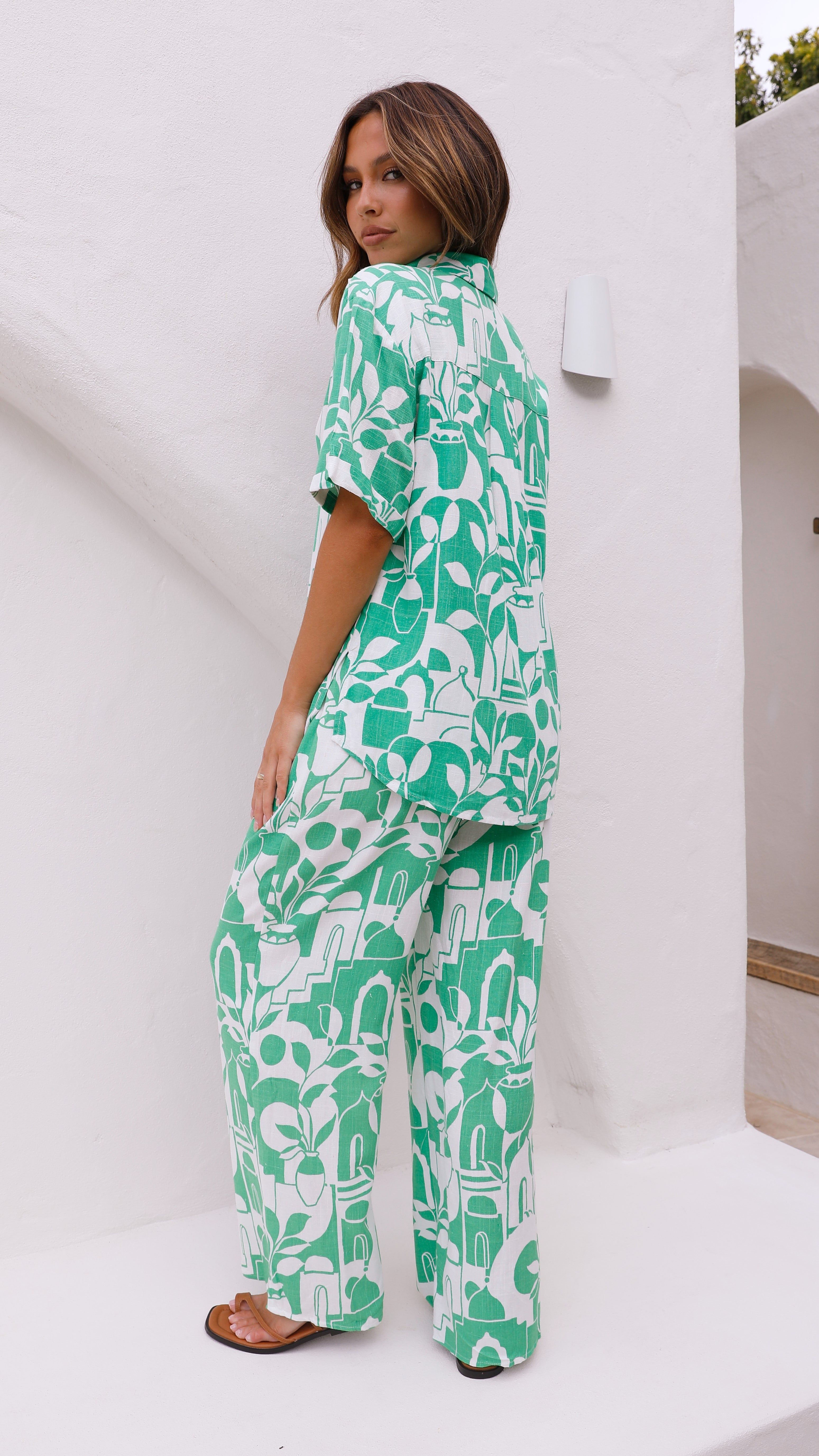 Tereza Button Up Shirt - Azore Print sold by Billy J product image thumbnail 2