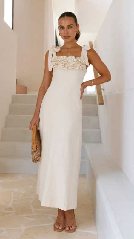 Arlo Maxi Dress - Oat sold by Billy J