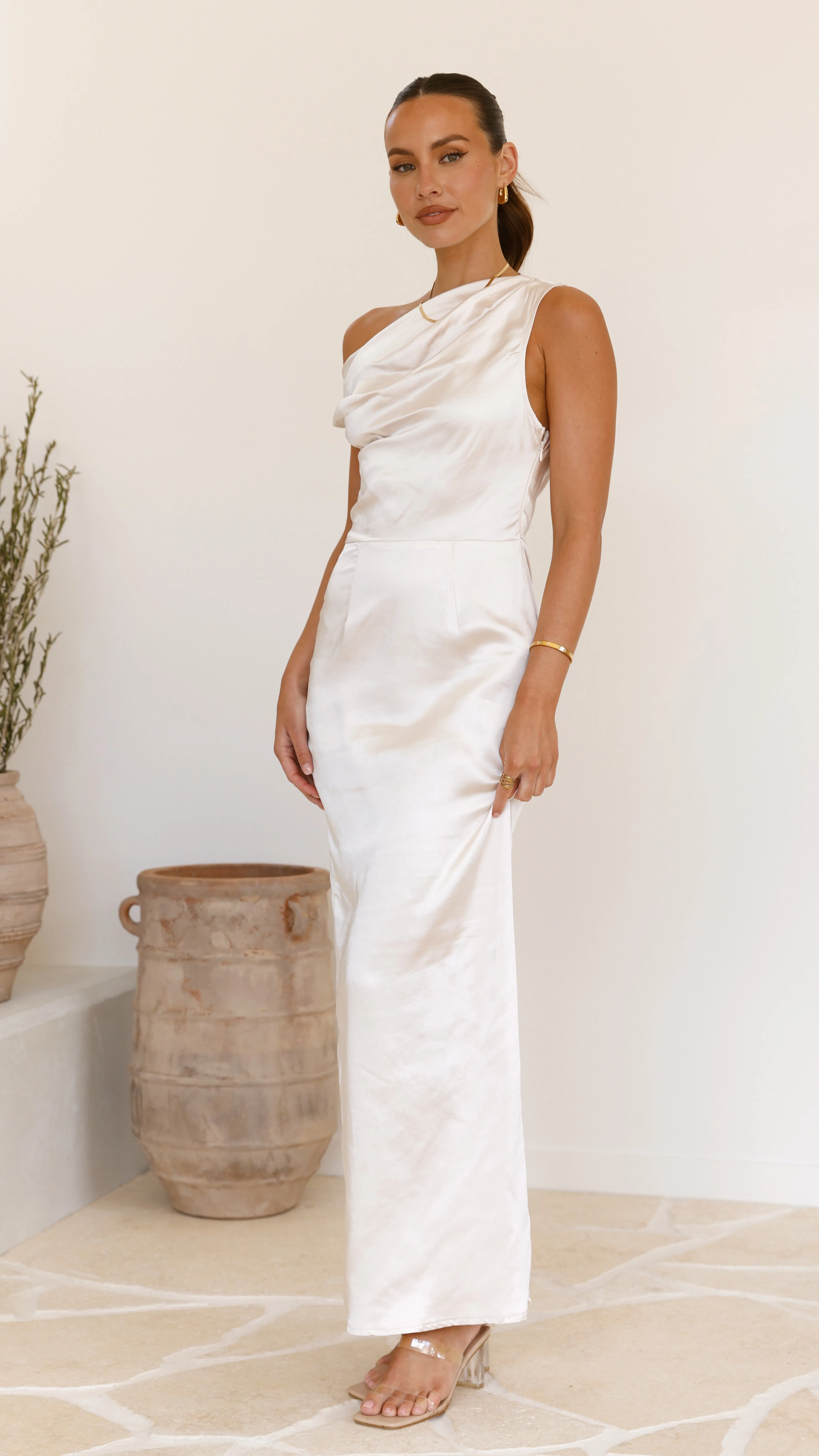 Harlowe Maxi Dress - Champagne sold by Billy J product image thumbnail 4