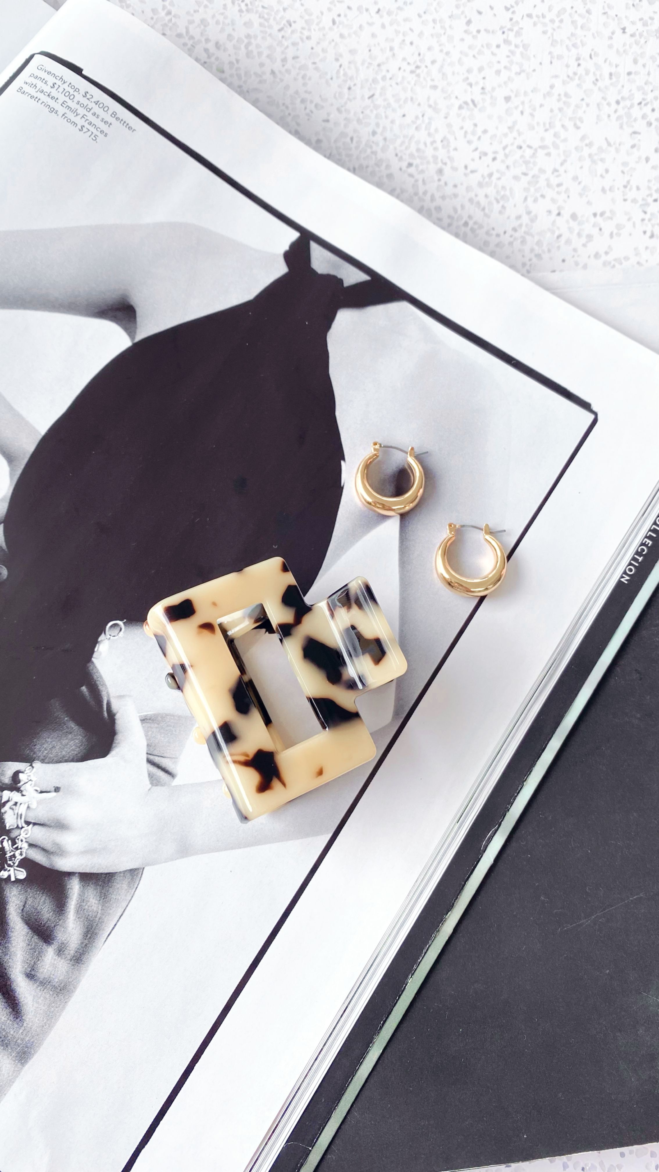 Anabelle Claw Clip - Light Tort sold by Billy J