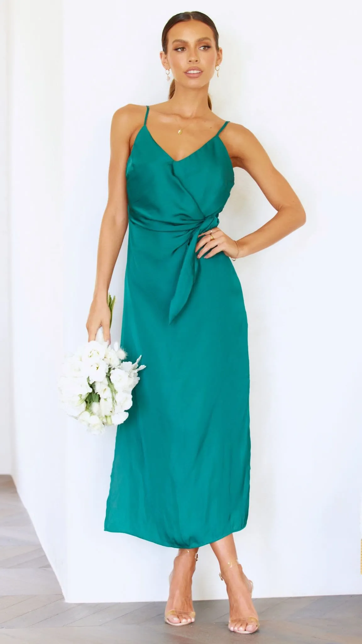 Kensington Dress - Emerald sold by Billy J product image thumbnail 2