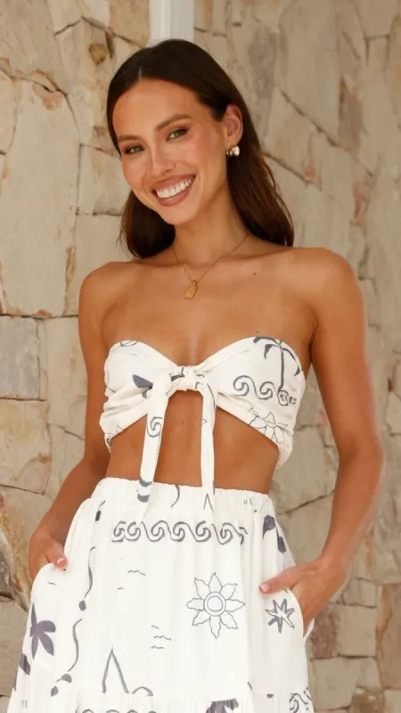 Bella Crop Top - Seabreeze sold by Billy J