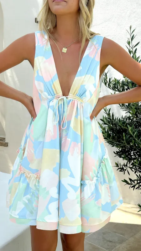 Matillda Mini Dress - Tropical sold by Billy J