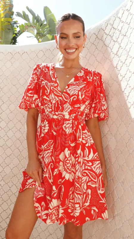 Tori Mini Dress - Stella Print sold by Billy J