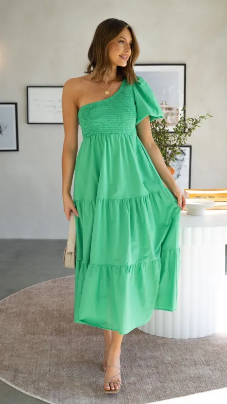 Islah Midi Dress - Green sold by Billy J