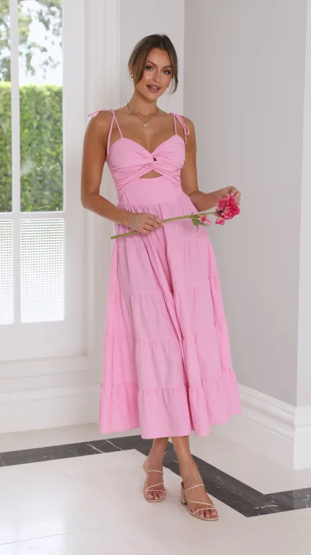 Armani Midi Dress - Pink sold by Billy J