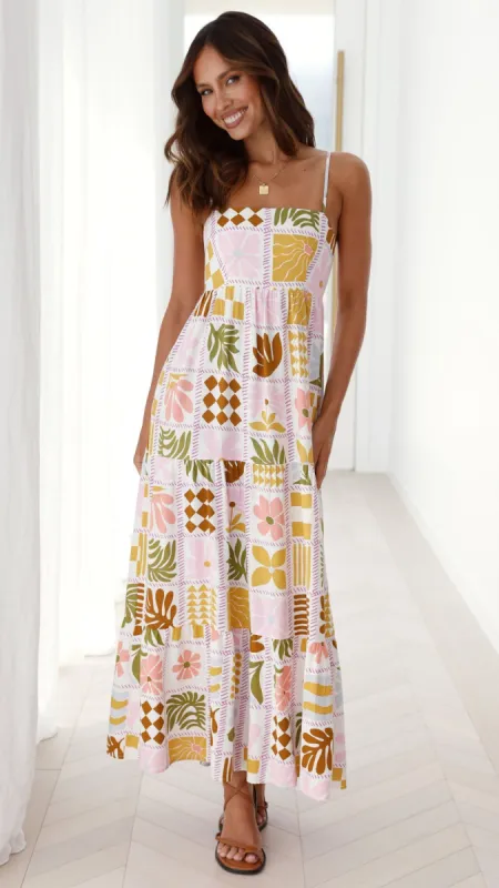 Rachel Maxi Dress - Lisse Print sold by Billy J