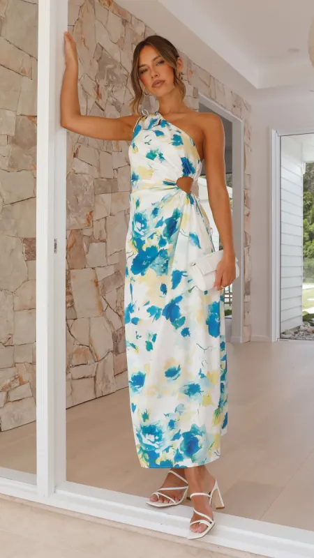 Radko Midi Dress - White Print sold by Billy J