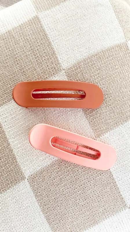 Benna Hair Clips - Peachy sold by Billy J