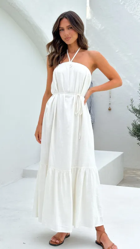 Xava Maxi Dress - White sold by Billy J
