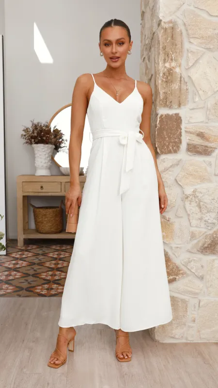 Skyee Jumpsuit - White sold by Billy J