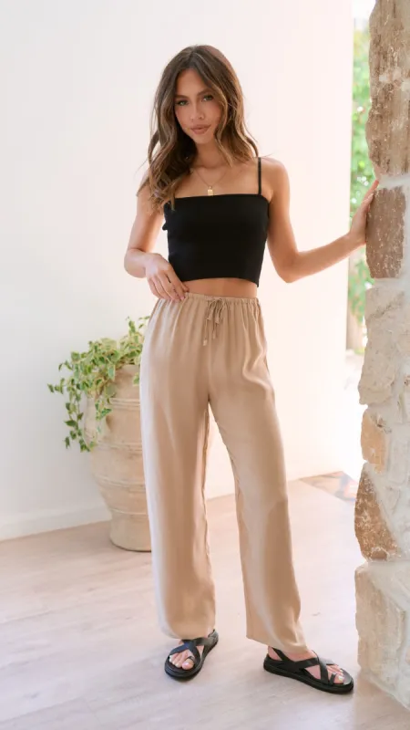 Montana Pants - Oat Cupro sold by Billy J