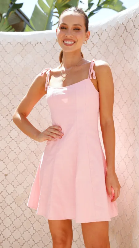 Macie Mini Dress - Pink sold by Billy J
