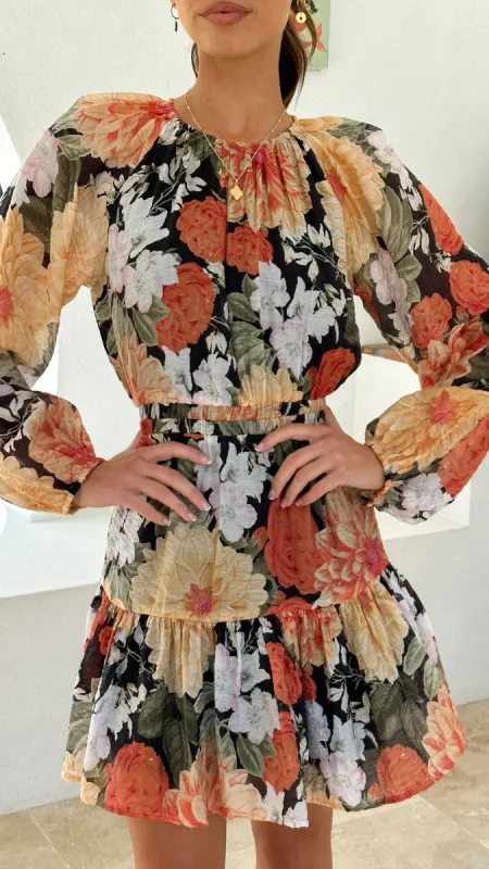 Clementine Mini Dress - Vintage Floral sold by Billy J