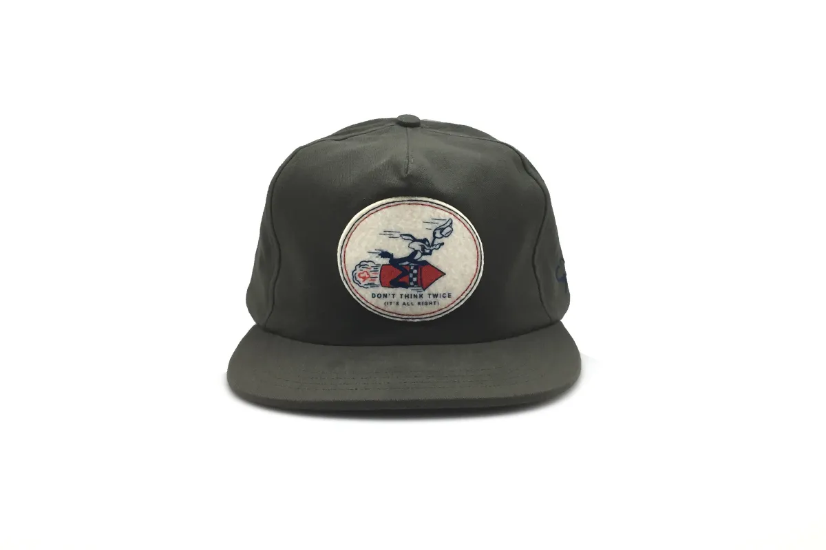 DON'T THINK TWICE OLIVE - Strapback made by The Ampal Creative