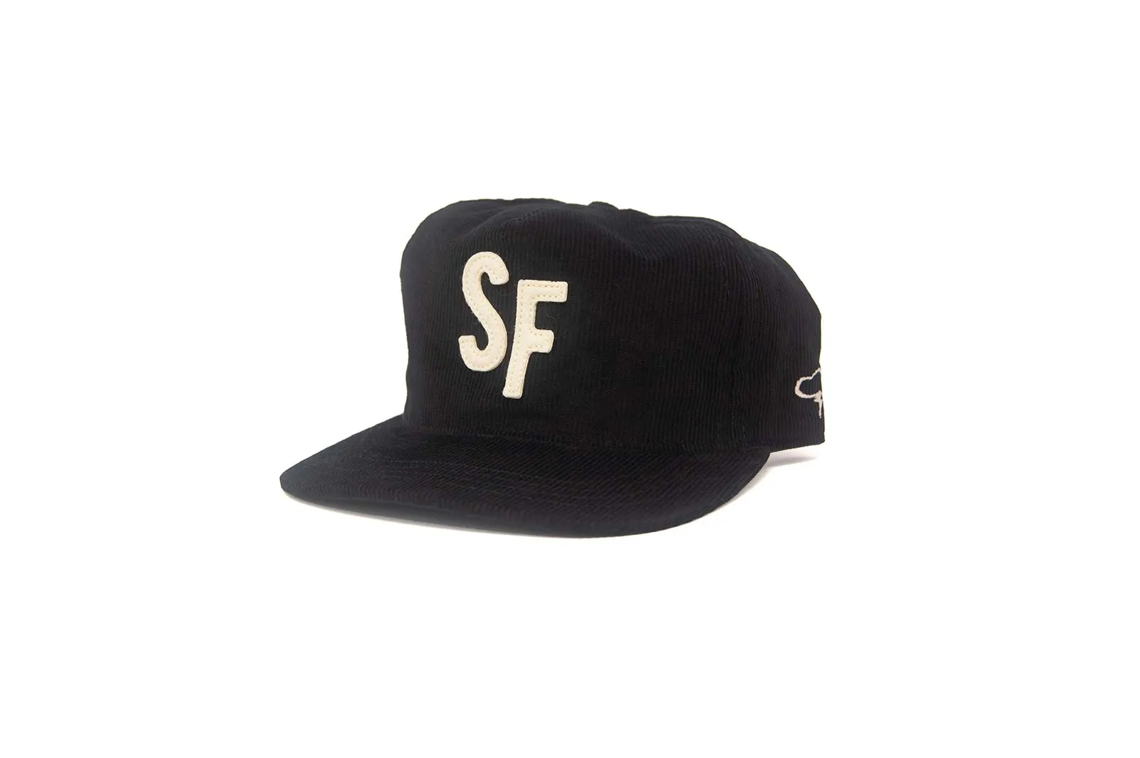 SF CITY SERIES Black Corduroy - Snapback sold by The Ampal Creative product image thumbnail 3