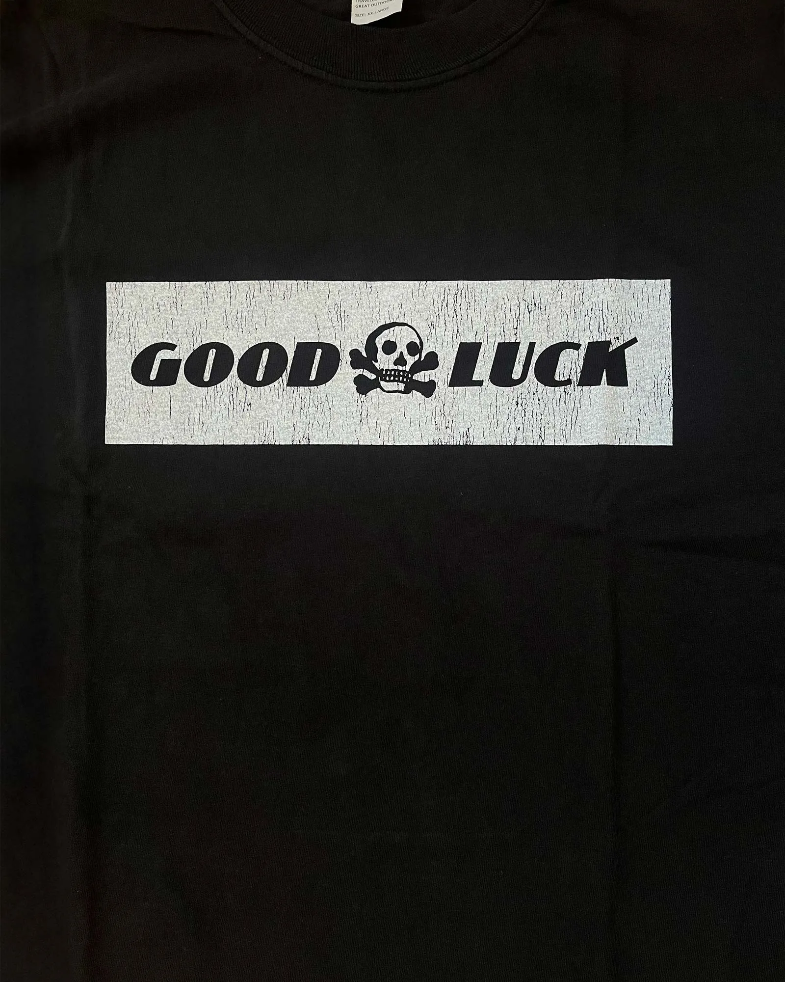 GOOD LUCK T - BLACK sold by The Ampal Creative product image thumbnail 2