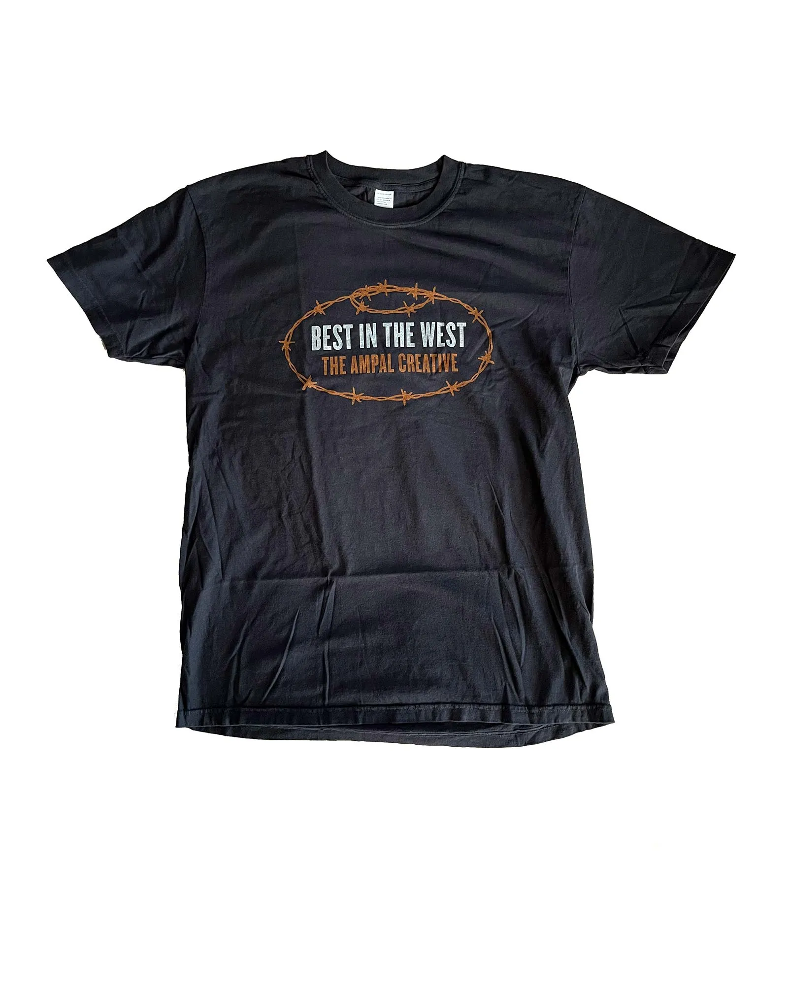 BARBWIRE T - Black sold by The Ampal Creative